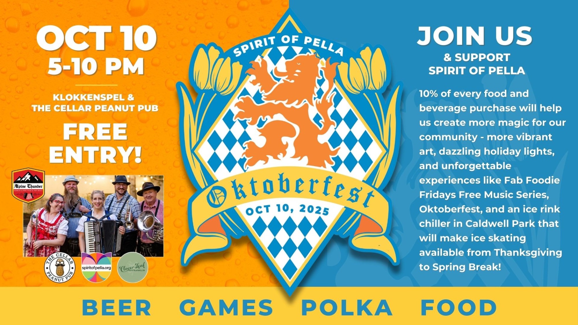 Oktoberfest - October 10, 2025 - Visit Pella, Iowa