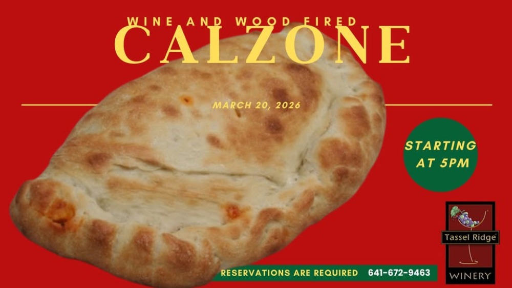 Wine & Wood Fired Oven Calzone Night photo