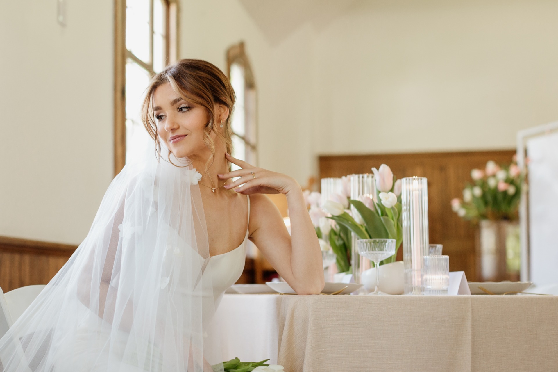 Bride with Tulips